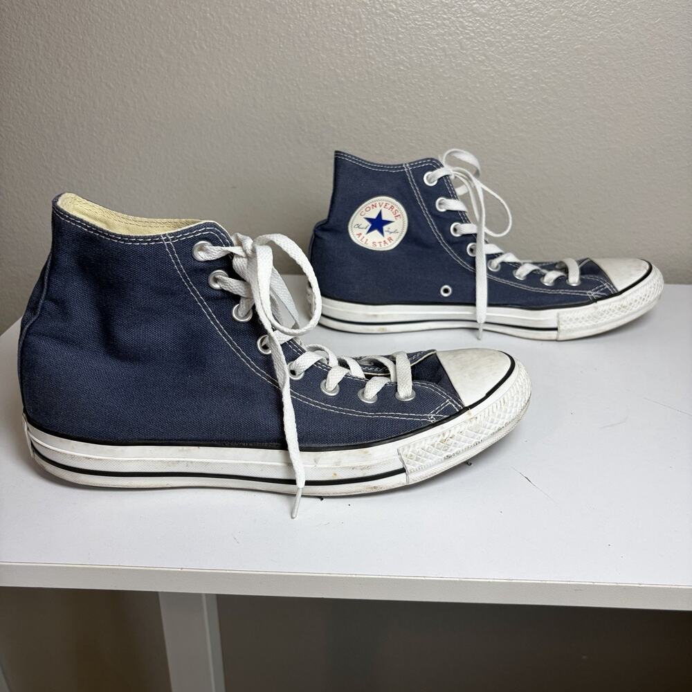Converse Chuck Taylor All Star High Blue Lagoon Navy Blue Men’s 9 Women’s 11